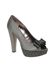 ASOS PARIS Satin Bow Shoes - 2