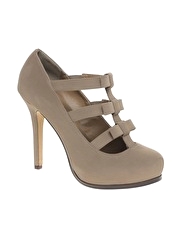 ASOS PATSY Platform Shoes With Multi Bow Straps