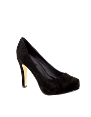 ASOS PEACHES Suede Platform Court Shoe - 2