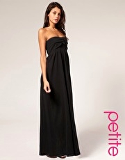 ASOS PETITE Bandeau Cheesecloth Maxi