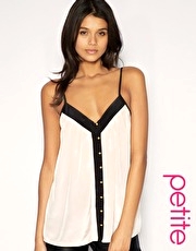 ASOS PETITE Button Front Cami