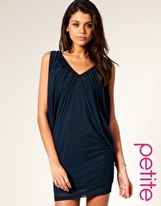 ASOS PETITE Drape Side Mini Dress