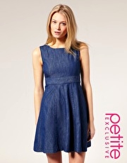 ASOS PETITE Exclusive '60s Denim Dress