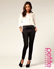 ASOS PETITE Exclusive Pleated Waistband Trousers