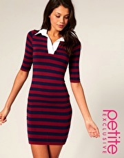 ASOS PETITE Exclusive Rugby Shirt Dress