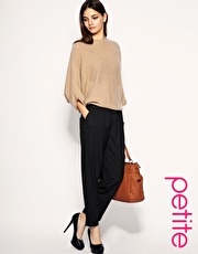 ASOS PETITE Low Slung Man Peg Trousers