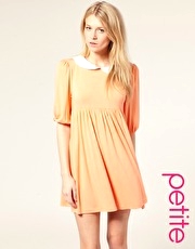 ASOS PETITE Peter Pan Collar Jersey Dress