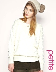 ASOS PETITE Pom Pom Jumper