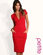 ASOS PETITE Ponteroma Tailored Pencil Dress