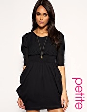 ASOS PETITE Ruched Waist Chiffon Dress