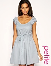 ASOS PETITE Tie Waisted Dress