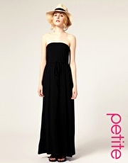ASOS PETITE Tie Waisted Maxi Dress