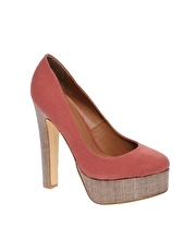 ASOS PIANO Platform Court Shoes
