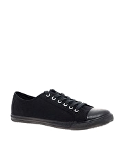 ASOS Plain Toe-Cap Plimsolls - 2