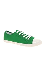 ASOS Plain Toe Cap Plimsolls - 7