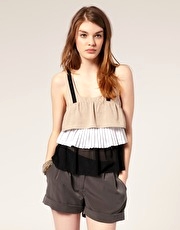 ASOS Pleat Detail Layered Cami