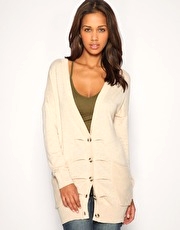 ASOS Pleat Front Boyfriend Cardigan
