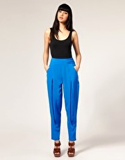 ASOS Pleat Front Harem Trousers