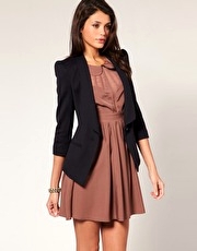 ASOS Ponti Deep Lapel Blazer