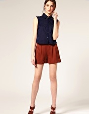 ASOS PREMIUM Pleat Front Tailored Shorts