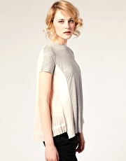 ASOS Premium Pleated Back Top