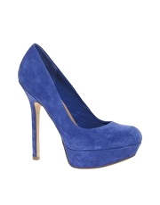 ASOS PUMP IT UP Suede Platform Court Shoe