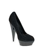 ASOS PUMPKIN Lace Pointed Court Shoe