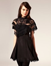 ASOS Revive Lace Collar Dress