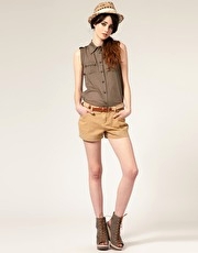 ASOS Scallop Embroidered Short