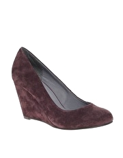 ASOS SCAMP Suede Wedge Court Shoes
