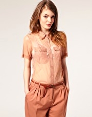 ASOS Sheer Mesh Shirt