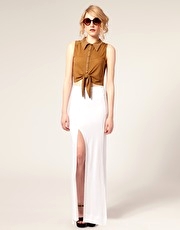 ASOS Side Split Maxi Skirt