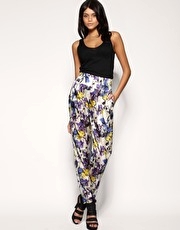 ASOS Silk Floral Trousers