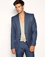 ASOS Slim Fit Blue Jacket