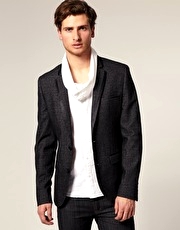 ASOS Slim Fit Check Blazer