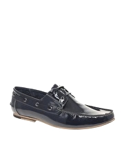 ASOS Slim Patent Deck Shoes