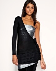 ASOS Slinky One Shoulder Top