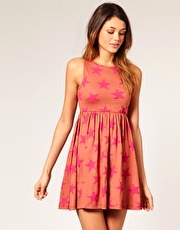 ASOS Star Print Sleeveless Dress
