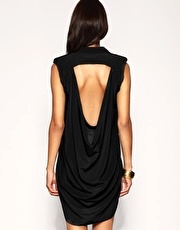 ASOS Tailored Cowl Back Shirt Dress