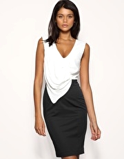 ASOS Tailored Drapey 2 in 1 Dress