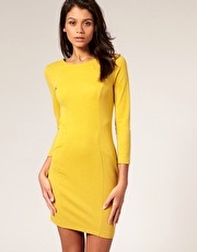ASOS Tailored Ponti Seamed Shift Dress