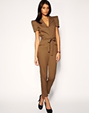 ASOS Tailored Short Sleeve Blazer Jumpsuit