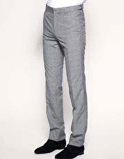 ASOS Tailoring Straight Fit Check Trousers