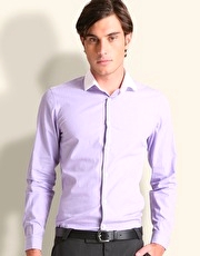 ASOS Tailoring Stripe Slim Fit Shirt