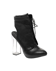 ASOS TASK Open Back Lace Up Shoe Boot - 2