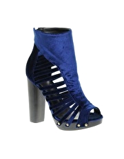 ASOS TETRIS Velvet Platform Clog Shoe Boot