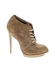 ASOS TIMBAD Suede Spike Heel Shoe Boot