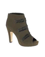 ASOS TWIRLER Peep Toe Shoe Boots