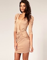 ASOS Twist Front Jersey Dress