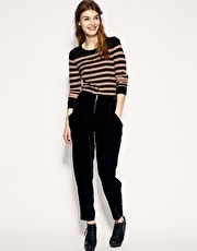 ASOS Velvet Peg Trousers